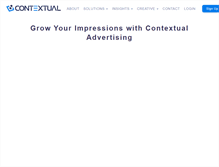 Tablet Screenshot of contextual.com